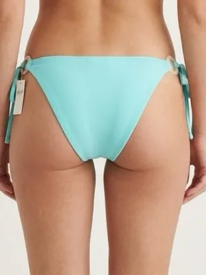 Aerie Light Blue Side-Tie Bikini Bottom Ring Detail Size XS thumbnail 15