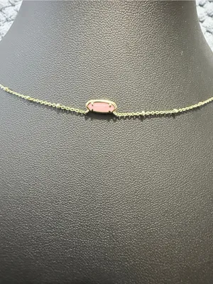 Kendra Scott - Heart Pendant Necklace - Gold/Mauve Q Gold/ Mauve thumbnail 5