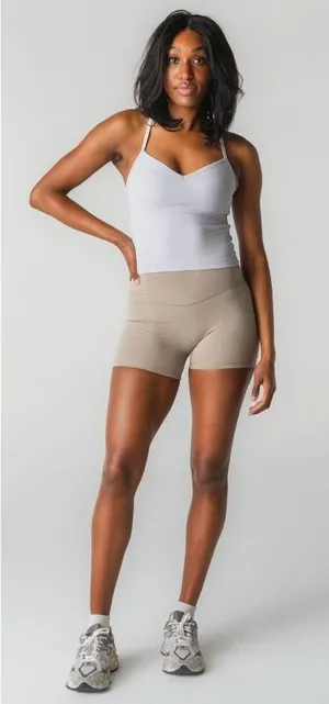 Acta Wear Women's EVO‎ Biker Shorts Squat Proof 4" In Color Moon Size S NWOT thumbnail 1