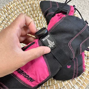 Gordini Women’s Juniors Standard Ultra DriMax Gauntlet Mitten Ski Black Pink M thumbnail 5