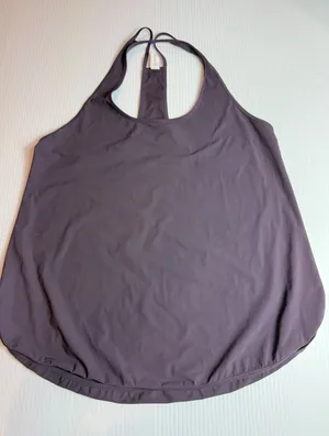 Lululemon Womens Size 6 Purple Racerback Athletic Yoga Tank Top Relaxed Fit‎ thumbnail 1
