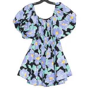 &merci Dress Boho Cottagecore Retro Romantic Fairy Coquette Whimsigoth Floral Medium thumbnail 5