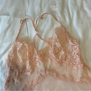 Victoria's Secret Sheer Lace Chemise in sugar rose thumbnail 3