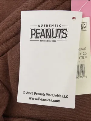 Target Peanuts Brown Athletic Shorts with Yellow Trim - Women thumbnail 2