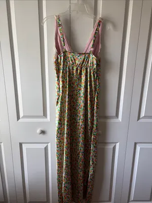 Women's Wild Fable Lace Trim Satin Maxi Slip Dress Size Medium thumbnail 4