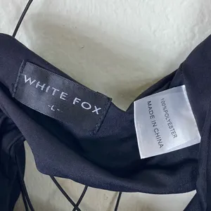 White Fox Boutique Black Strappy Criss Cross Lace Up Back Crop Top Bralette Sz L thumbnail 3