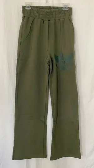 New Kill Start Over (KSO) 017 Eagle Sweatpants Joggers Olive Green Khaki Size M thumbnail 1