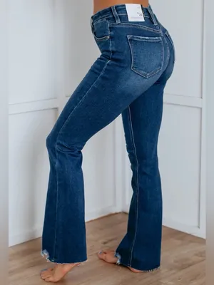 Kancan Classic High-Rise Flare Jeans for Women thumbnail 4
