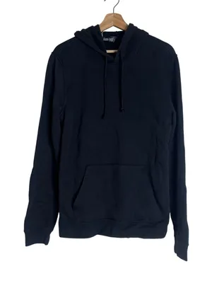 SKIMS Lounge Fleece Hoodie Women's Washed Onyx Black Small thumbnail 1