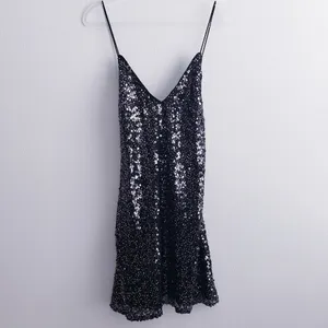 Lulus Force of Fashion Black Sequin Mini Dress thumbnail 3