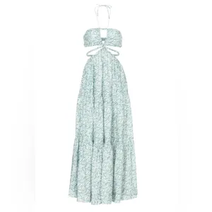 SIMKHAI Laurel‎ Palm Leaf Maxi in Suft Print Size xs thumbnail 7