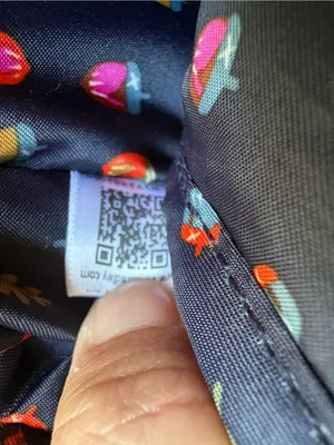 Vera Bradley Lighten Up Grand Backpack Mineral Blue Orange Laptop Travel thumbnail 12