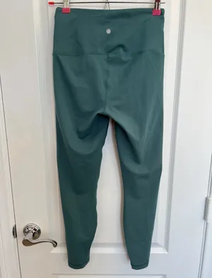 YOGALICIOUS LUX Women’s Leggings Pants XS Green Full Length thumbnail 2