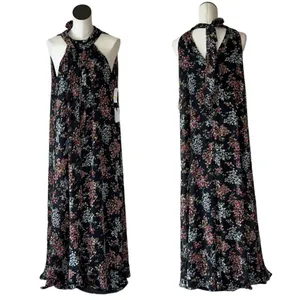NWT I. State X Nordstrom floral lined Jumpsuit Sleeveless Tie Back wide Leg thumbnail 2