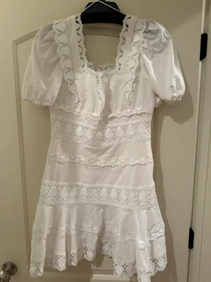 Endless Rose Women's Multi Lace Linen Mini Dress thumbnail 2