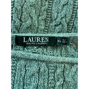 Lauren Ralph Lauren 100% Cotton Green Cable Knit Long Sleeve Pullover Sweater thumbnail 7