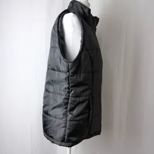 Jackson Hole Puffer Vest Women Large Black Quilted Full Zip Outdoor Hiking Layer thumbnail 3