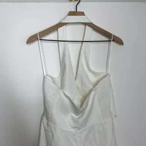 Amanda Uprichard Isadore Romper Linen White Womens XL Revolve thumbnail 13