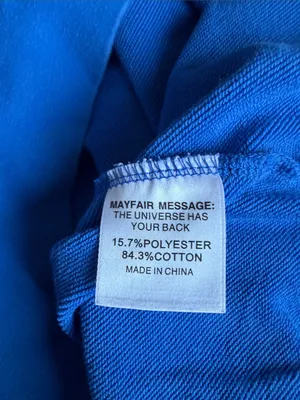 The Mayfair Group You Deserve To Be Happy blue sweatshirt thumbnail 4