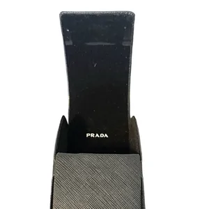 Prada Sunglasses Case w/ Box Authentic Hard Shell Eyewear Case Black Designer thumbnail 4