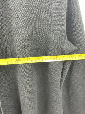 Merino wool Eileen Fisher Black Open-Front Draped Jacket 1179 thumbnail 4