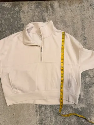 No Boundaries Cream Quarter-Zip Cropped Sweatshirt thumbnail 6