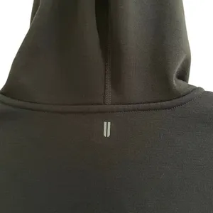 Nobull Performance Hoodie Women’s L Charcoal‎ Grey Drawstring Fleece Lined thumbnail 5