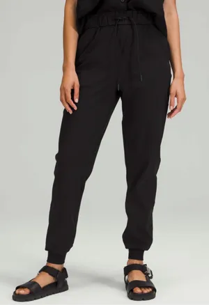 Lululemon Stretch High-Rise Jogger‎ Black Size 10 W5CV4S Athleisure Activewear thumbnail 1