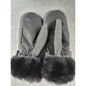 Ozark Trail Ski Mittens Faux Fur Glove Women's L/XL Grippy Thinsulate Insulation thumbnail 6