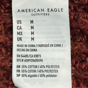American Eagle Outfitters medium Button Front Waffle Knit Cardigan w/pockets thumbnail 7