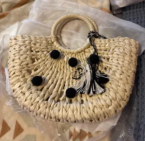 Cute summer hand bag Tan thumbnail 1