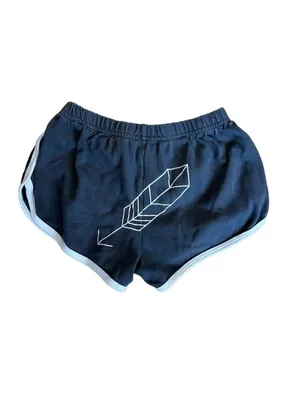 American Apparel Tori Kelly Arrow Grey Athletic Shorts Women’s Size Small thumbnail 2