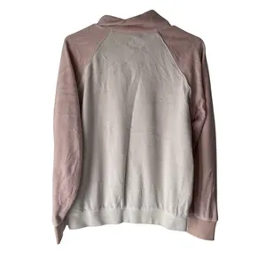 Supreme‎ Y2k Velour Rugby Shirt Pink White Striped Embroidered Logo Size S thumbnail 5
