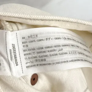 Abercrombie & Fitch 70s Vintage Flare Ultra High Rise Jeans Retro Cream 25 0 thumbnail 9