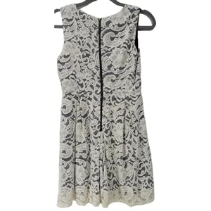 Monteau White‎ Lace Dress V Neck Sleeveless Party Cocktail Dress thumbnail 2