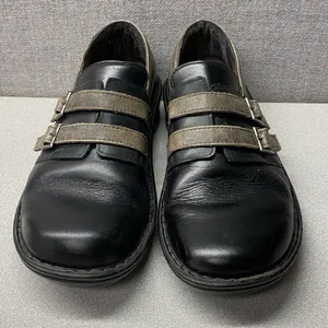Naot‎ Celesta Loafer Womens Shoe 7 7.5 EU 38 Black Leather Cork Insole Comfort thumbnail 5