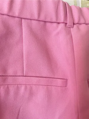 Abercrombie & Fitch Pink Sloane Tailored Premium Crepe Wide Leg Pants 6/28 thumbnail 5