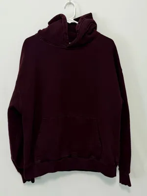 Colorful Standard Organic Oversized Hoodie in Oxblood Red Large thumbnail 3