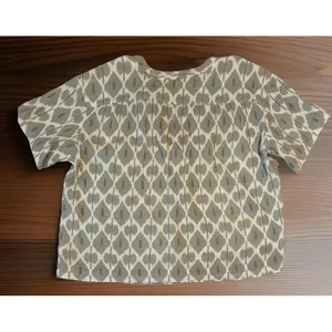 Talbots Haven Well Within 100% Organic Cotton Gauzy Lightwght Lounge Top Size M thumbnail 2
