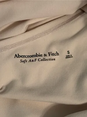 Abercrombie & Fitch Cream Mesh Layered Top thumbnail 4