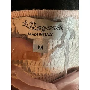 Le Ragazze Italy Linen Cotton Tropical Print Midi Dress Blush Pink Resortwear thumbnail 5