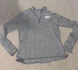 Nike Gray Quarter Zip thumbnail 1