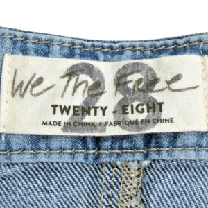 Free People We The Free East of Eden Belted Jean Mini Denim Skirt Distressed 28 thumbnail 4