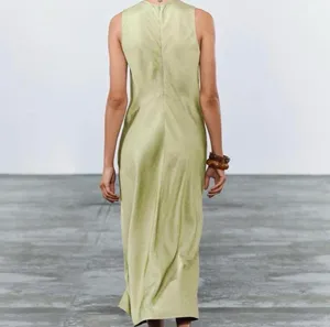 Zara ZW Collection Midi Green Dress thumbnail 2