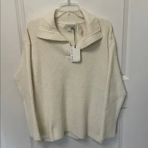 Barefoot Dreams CozyChic Cord Ribbed Pullover Large thumbnail 2