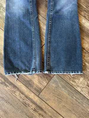 Distressed Suki Silver Jeans Medium Blue Bootcut Jeans size 27 thumbnail 7