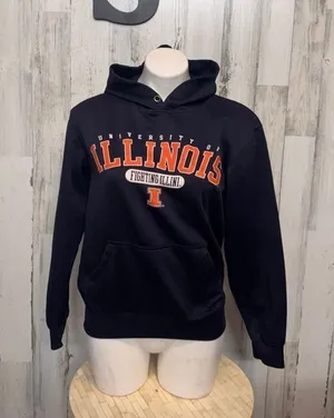 American Classic Sportswear Hoodie Womens Small University of Illinois Fighting thumbnail 1
