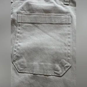 Classic Cream Straight Wide Leg Khaki pants 6 thumbnail 5