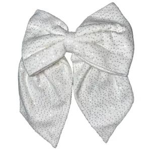 NWT Babyboo Dorothy Ivory Sequin Bow Square Neck Fit & Flare Mini Dress Size XS thumbnail 11