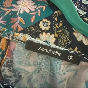 Annabelle‎ Women’s Maxi Dress Sz Small Babydoll Floral Textured $5 thumbnail 3